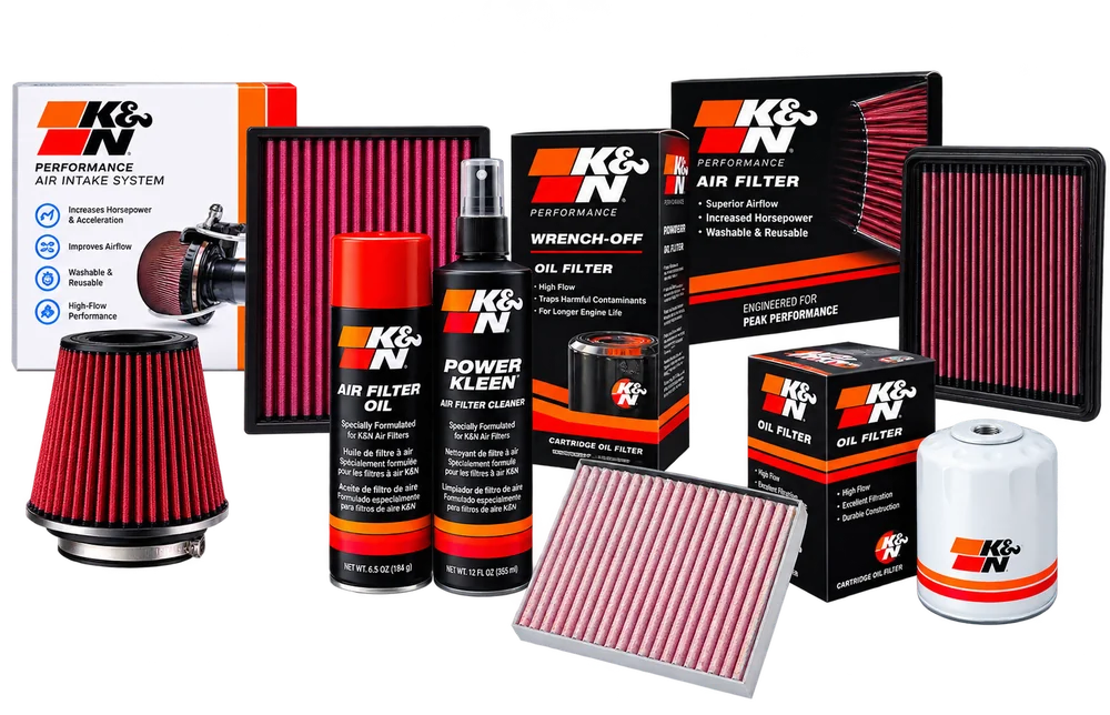 K&N air and oil filters
